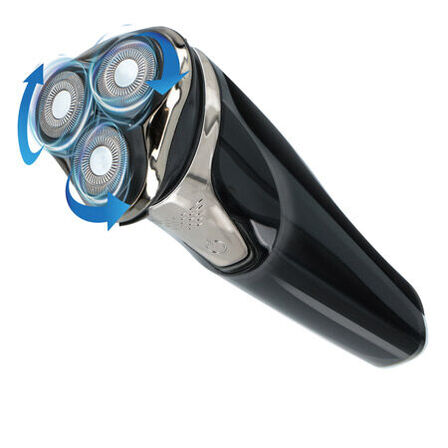 2 stk. Barbermaskine m. 3 hoveder og genopladelig dunlop(ubrugt)