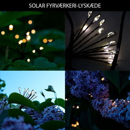 10 stk. solar fyrværkeri-lyskæde(ubrugt)