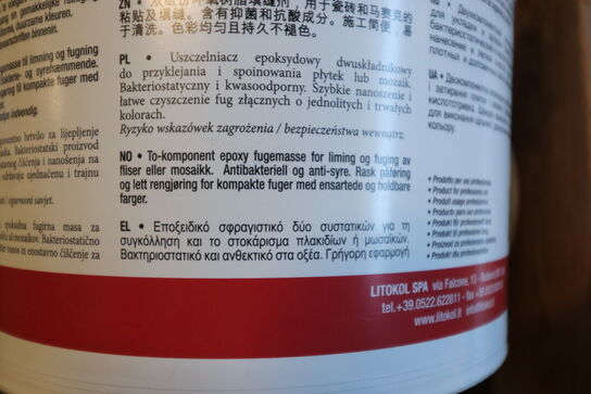 70kg Epoxy flisefuge / lim