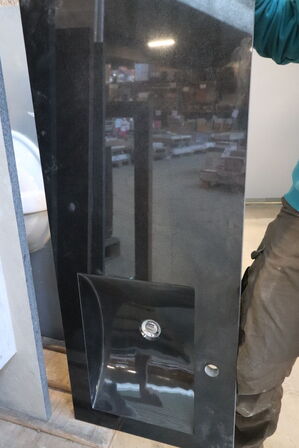 6 stk Stenbordplader med vask