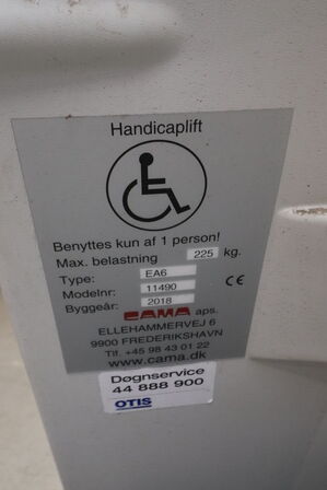 Trappelift Cama 225kg. 
