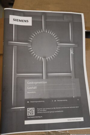 Gas kogesektion Siemens