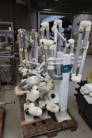 15 stk Udsugningsarme Alsident system