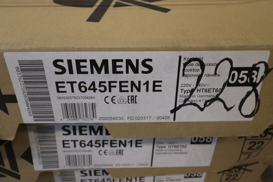 Glaskeramisk kogeplade Siemens