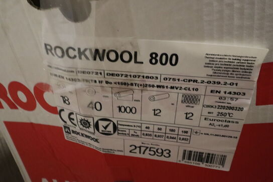 70-75 stk Rockwool rørskåle