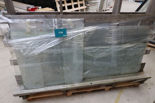 5 stk Hærdede glasplader