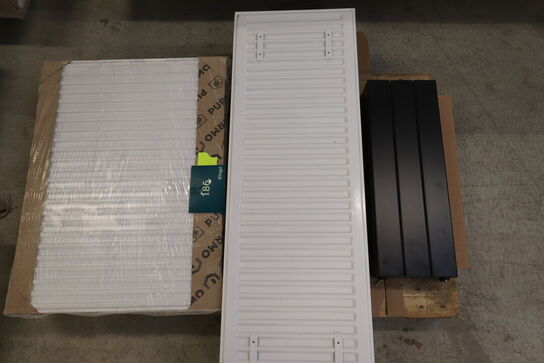 3 stk Radiatorer diverse mål