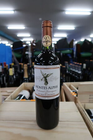 1 fl. Rødvin MONTES ALPHA CARBERNET SAUVIGNON 2015