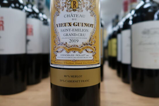1 fl. Rødvin CHÂTEAU DU VIEUX-GUINOT SAINT-EMILION GRAND-CRU 2019