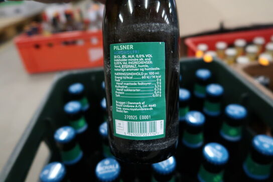 3 stk. kasser med alkoholfriøl/øl/sodavand