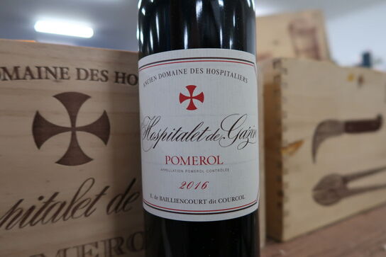 1 fl. Rødvin HOSPITALET DE GARZIN POMEROL 2016