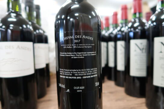 1 fl. Rødvin CHEVAL DES ANDES CHÂTEAU CHEVAL BLANC & TERRAZAS DE LOS ANDES 2017