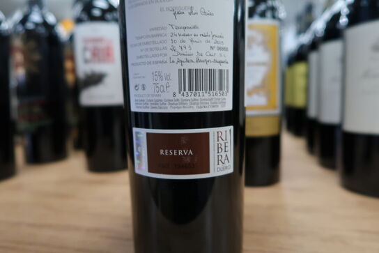 1 fl. Rødvin TIERRAS DE CAIR RESERVA RIBERA DEL DUERO 2012