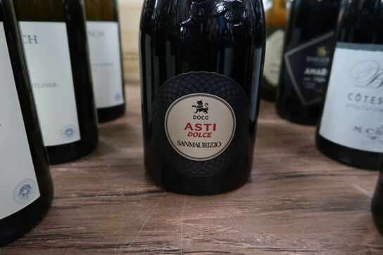 6 fl. Vin/mousserendevin (se billeder)