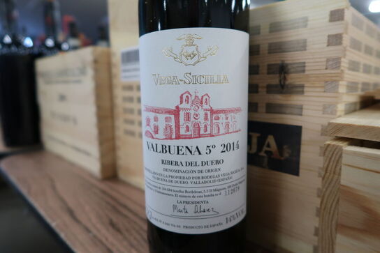 1 fl. Rødvin VEGA-SICILLIA VALBUENA RIBERA DEL DUERO 2014