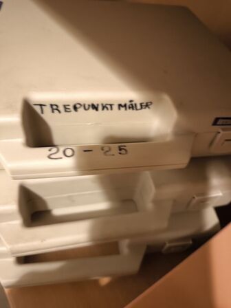 9 stk. Trepunktsmåler TESA, MITUTOYO