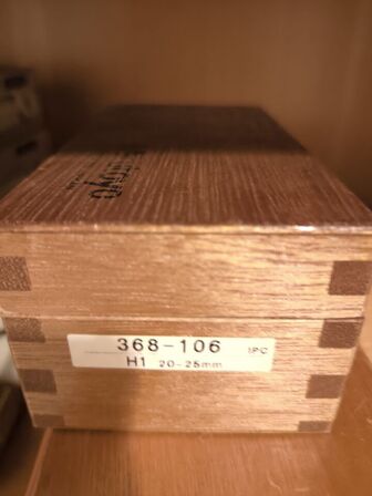 9 stk. Trepunktsmåler TESA, MITUTOYO