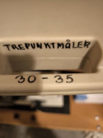 9 stk. Trepunktsmåler TESA, MITUTOYO