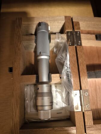 9 stk. Trepunktsmåler TESA, MITUTOYO