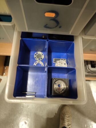 Blandet dele til måleudstyr