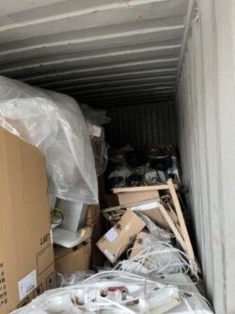 20" container med indhold