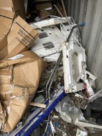 20" container med indhold