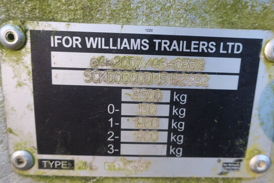 Påhængsvognr IFOR WILLIAMS GH, GH1054BT-R
