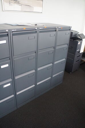 3 stk. Arkivskabe BISLEY