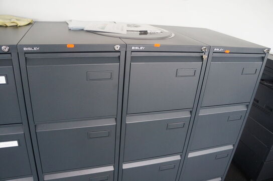 3 stk. Arkivskabe BISLEY
