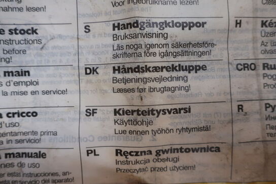 Håndskæreklubbe REMS EVA 1/8-2"