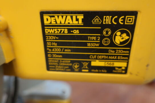 Kapsav DEWALT DWS778 QS