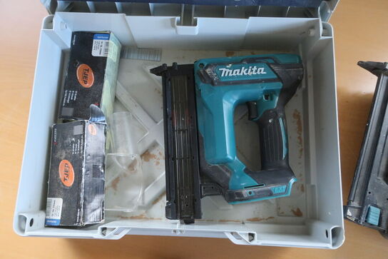 Akkuværktøj MAKITA dykkerpistoler inkl. lader og ét batteri