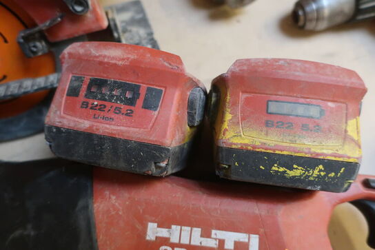 Akkuværktøj HILTI inkl. 3 batterier og oplader
