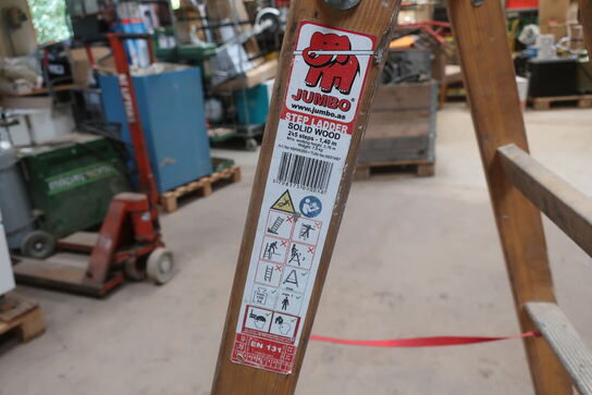 Træwienerstige 5 trin JUMBO