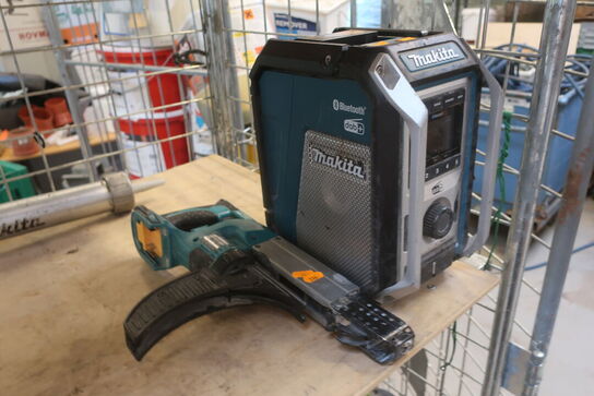 Radio/lader & gipsskruemaskine MAKITA