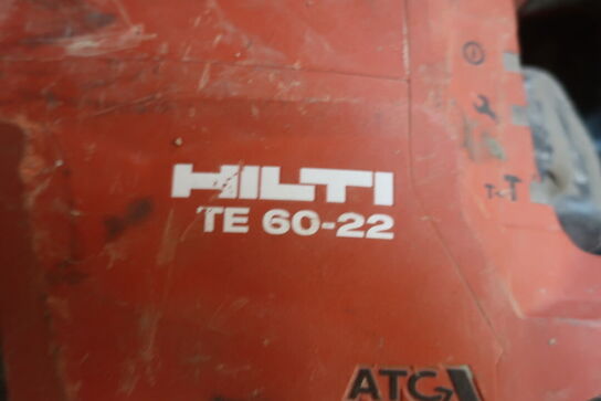 Slaghammer HILTI TE 60-22 (akku) inkl. batteri og lader