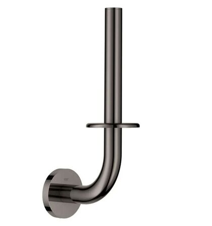Grohe essentials brushed hard graphite reservepapirholder
