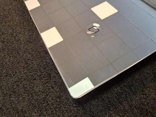 Spejl - Rektangulær badeværelser spejl 100 x 80 med lys