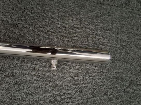 Krom håndklædetørre 150 med timer, manglende topbeslag