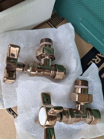 Retro Guld Vintage Håndklædetørrer ELEKTRISK