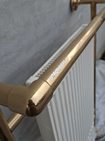 Retro Guld Vintage Håndklædetørrer ELEKTRISK