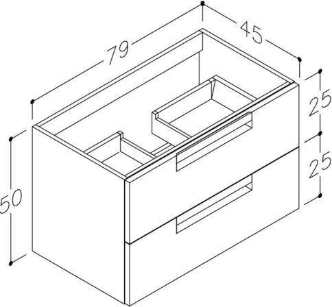 SE83 Enna Vaskeskab ny, 790x445 Aquamarine,