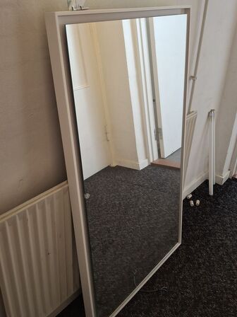 Spejl - Rektangulær badeværelser spejl 100 x 80 med lys