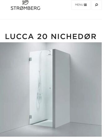 DLA20 Stromberg Lucca Enkel svingdør 1110x2000