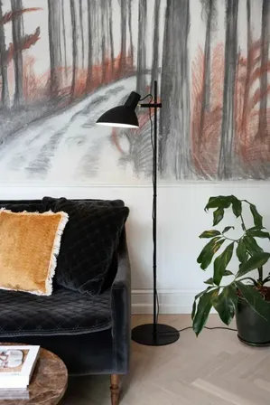 Halo design metropole gulvlampe black(ubrugt)