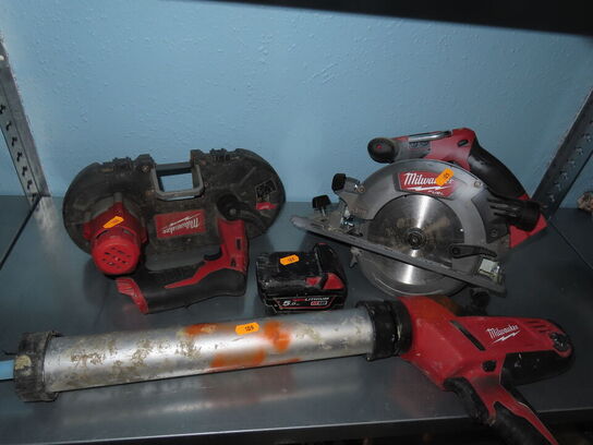 Fugepostil, Rundsav, Båndsav - MILWAUKEE