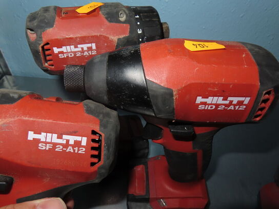 3 stk Boremaskiner - HILTI