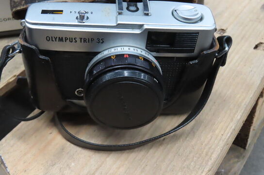 2 stk. Kamera + radio 