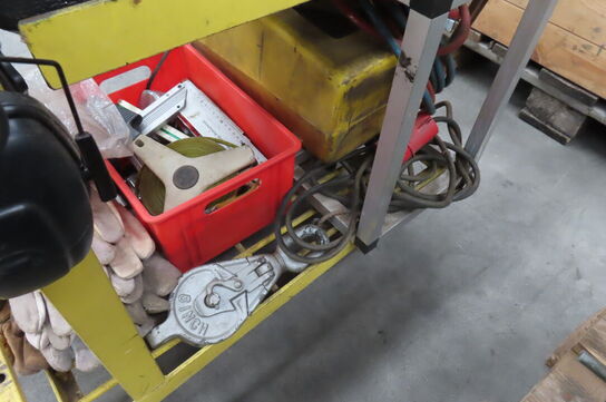 Rullevogn inkl. Diverse værktøj