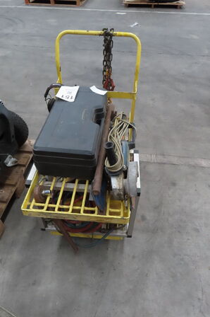 Rullevogn inkl. Diverse værktøj